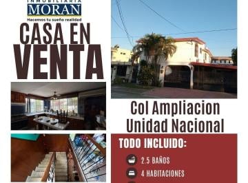 Casa · 316m² · 4 Recámaras · 1 Estacionamiento · Casa en Ampliacion Ampliación Unidad Nacional