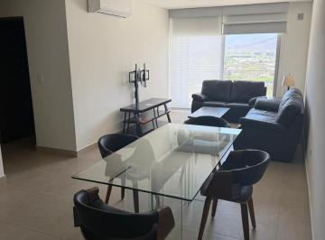 Departamento · 120m² · 2 Recámaras · 2 Estacionamientos · Departamento de Dos Recamara Amueblado en Portal del Huajuco Carretera Nacional Monterrey