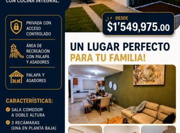 Casa de 3 habitaciones, Soledad de Graciano Sánchez · Privada Paseo del Valle Cerca de Av San Pedro (Altea)