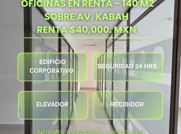 Oficina , Benito Juárez · Excelente Oficina de 140 m² Cerca del Parque Kabah