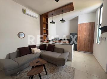 Departamento · 42m² · 1 Recámara · 1 Estacionamiento · Venta de Departamento Amueblado en Planta Baja en Centro Temozón Mérida, Yuc. - (4)