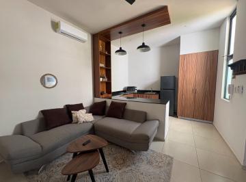Departamento · 42m² · 1 Recámara · 1 Estacionamiento · Venta de Departamento Amueblado en Planta Baja en Centro Temozón Mérida, Yuc. - (4)