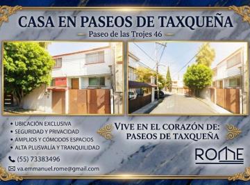 Casa de 4 habitaciones, Coyoacán · Casa en Paseos de Taxqueña a Minutos de Taxqueña y Calzada de Tlalpan