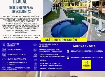 Casa de 3 habitaciones, Pajapan · Casa de Playa Amueblada en Venta en Jicacal | Alberca, Jacuzzi, 3 Suites | Ideal Para Inversión