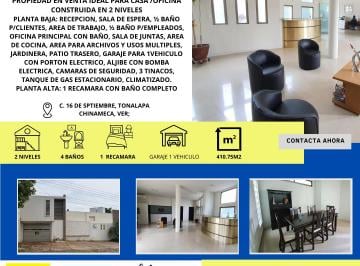 Oficina , Chinameca · Casa - Oficina en Venta en Chinameca | 2 Niveles, 4 Baños, Ideal Para Negocio o Inversión