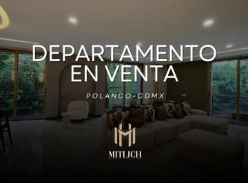 Departamento · 273m² · 3 Recámaras · 3 Estacionamientos · Departamento en Venta Campos Elíseos Polanco III Mx $49,000,000.