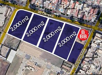 Terreno / Lote · 2000m² · Terreno en Renta Av Olímpica, a Una Cuadra de Blvd. Morelos, León, Guanajuato
