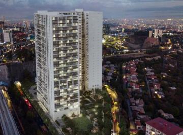 Departamento de 2 habitaciones, Cuajimalpa de Morelos · Departamento en Venta en Origina Santa Fe, Piso 21, 124 m², 2 Recámaras y Balcon
