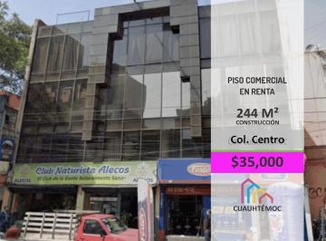 Oficina · 244m² · Piso Comercial en Renta Oficinas, Ecommerce, Bodega, Call Center, Escuela