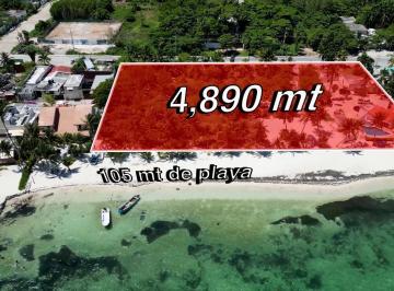 Terreno / Lote · 7241m² · Terreno en Venta Frente a La Playa, Costa Mujeres Cancún, 3,340 m