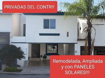 Casa de 3 habitaciones, Guadalupe · Hermosa Casa en Venta Privadas del Contry (Remodelada y Paneles)