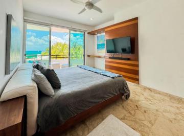 Departamento · 117m² · 2 Recámaras · 1 Estacionamiento · Condo con Vista Al Mar en Venta en Playa del Carmen Centro – 2 Recámaras a Pasos de La Playa
