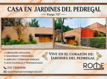 Casa de 4 habitaciones, Alvaro Obregón · ¡Oportunidad Única! Casa en Jardines del Pedregal a Pasos de Cu, Artz, Colegio Peterson y Perisur