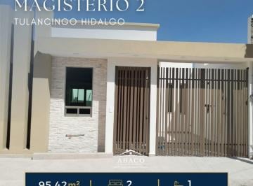 Casa · 72m² · 2 Recámaras · 1 Estacionamiento · Venta de Casa en Tulancingo, Col Magisterio 2
