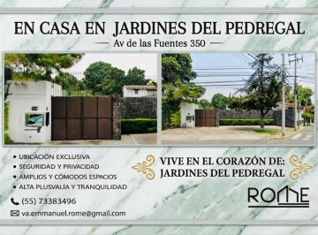 Casa en condominio de 4 habitaciones, Alvaro Obregón · Casa Residencial en Jardines del Pedregal Cerca de Perisur, Cu, Colegio Peterson y Artz
