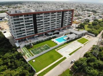 Departamento de 3 habitaciones, Mérida · Departamento Amueblado 3 Recamaras 2.5 Baño Edif Montejo Plaza en The Harbor con Amenidades de Lujo
