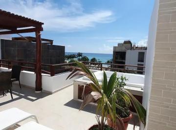 Departamento · 181m² · 2 Recámaras · 1 Estacionamiento · Penthouse con Vista Al Mar en Venta en Playa del Carmen Centro – 2 Recámaras a Pasos de La Playa