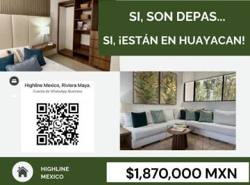 Departamento · 80m² · 3 Recámaras · 1 Estacionamiento · Departamentos I Entrega Inmediata I Zona Huayacan Cancun I Alberca I Rentabilidad en Cancún