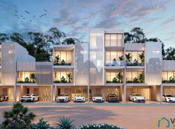 Casa · 148m² · 3 Recámaras · 2 Estacionamientos · Casas en Venta en Citadella, con Jacuzzi en Roof Garden en San Andrés Cholula