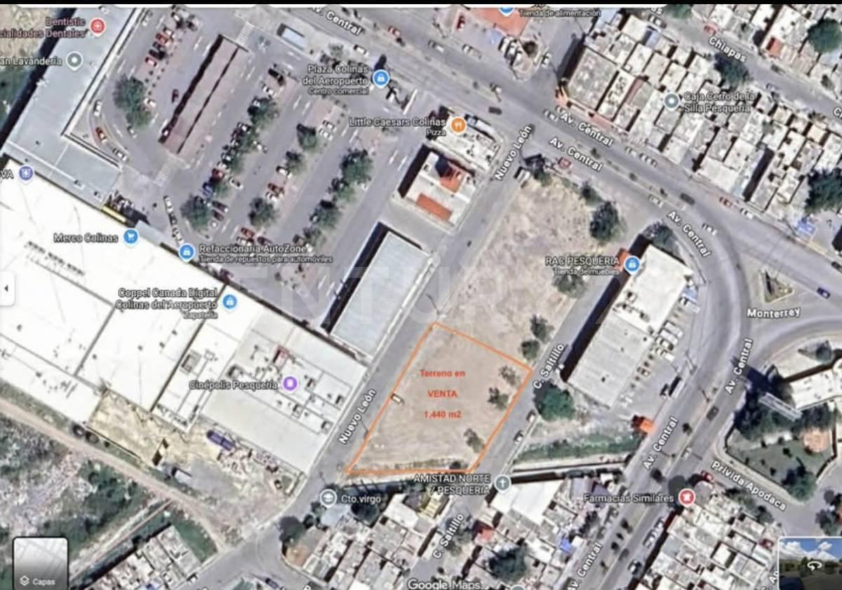 Terreno en Venta en Col. Colinas del Aeropuerto en Pesqueria Nuevo Leon
