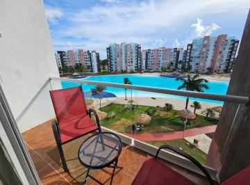 Departamento · 75m² · 2 Recámaras · 2 Estacionamientos · Departamento en Venta, 2 Recámaras, Amueblado y Equipado, Dreams Lagoon, Cancún Sur.