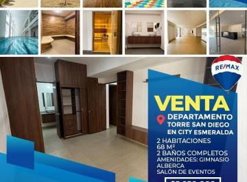 Departamento · 68m² · 2 Recámaras · 2 Estacionamientos · Departamento en Venta en City Esmeralda, Lago Esmeralda - (4)