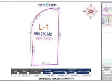 Terreno / Lote · 980270m² · Terreno - Punta Tiburón