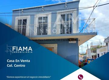 Casa uso de suelo de 4 habitaciones, Tepic · Casa en Venta con 2 Locales Col. Centro, Tepic, Nayarit