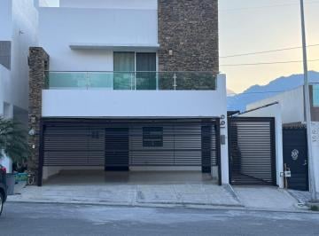 Casa · 203m² · 3 Recámaras · 2 Estacionamientos · Casa en Venta, La Perla Monterrey Nl. 3 Rec, 2 Autos, Minisplits, Seguridad