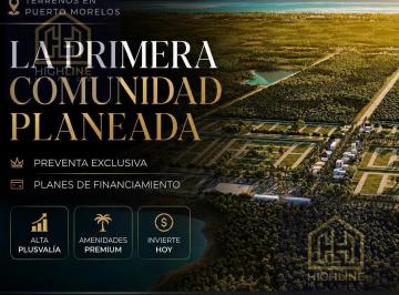 Terreno / Lote · 252m² · Terreno en Residencial con Mas 10 Amenidades, Puerto Morelos