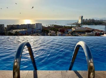 Departamento de 2 habitaciones, Puerto Vallarta · Hermoso PH con Vista Al Mar con Ubicación Inmejorable en Zona Hotelera Norte.