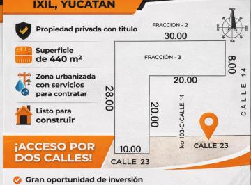 Terreno / Lote , Ixil · Terreno en Venta con Dos Accesos