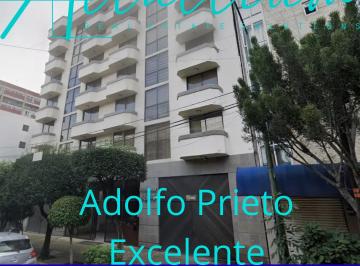 Departamento de 3 habitaciones, Benito Juárez · Departamento de 130 m² con 3 Recámaras en Venta en del Valle Sur