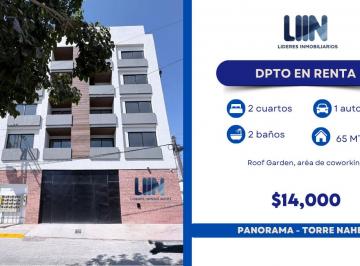 Departamento de 2 habitaciones, León · Departamento Nuevo en Renta o Venta Sin Amueblar