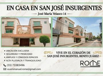 Casa en condominio de 3 habitaciones, Benito Juárez · Casa en San José Insurgentes | Cerca de Galerías Insurgentes, Parque Hundido y Cu