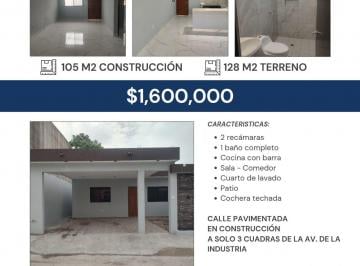 Casa · 107m² · 2 Recámaras · 2 Estacionamientos · Casa en Venta en Monte Alto, Altamira