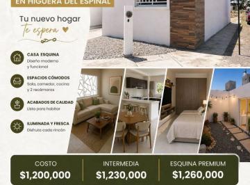 Casa de 2 habitaciones, Villa de Alvarez · Fraccionamiento Higueras del Espinal a Una Cuadra de Benito Juárez