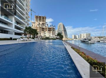 Departamento · 252m² · 3 Recámaras · 2 Estacionamientos · ¡Espectacular Departamento Amueblado en Renta en Blume, Puerto Cancun!
