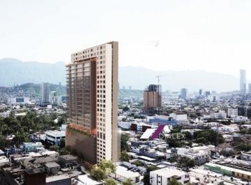 Departamento · 44m² · 1 Recámara · Venta Departamentos en El Centro de Monterrey De1 y 2 Recamaras