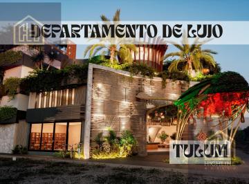 Departamento · 91m² · 2 Recámaras · 1 Estacionamiento · Departamento de Lujo Tulum | Amueblado y Equipado | Alberca Propia