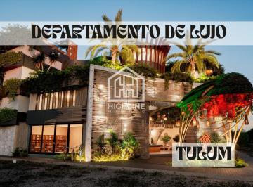 Departamento · 91m² · 2 Recámaras · 1 Estacionamiento · Departamento de Lujo Tulum | Amueblado y Equipado | Alberca Propia