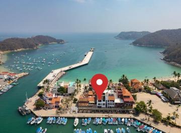 Departamento de 2 habitaciones, Santa María Huatulco · Departamento con Vista Al Mar y Al Puerto Deportivo, Venta, Santa Cruz, Huatulco