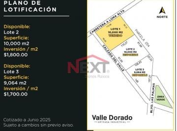 Foto principal · Terreno Industrial de 10,000 m Valle Dorado Industrial Arteaga