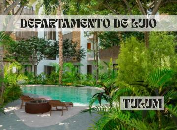 Departamento · 91m² · 2 Recámaras · 1 Estacionamiento · Departamento de Lujo Tulum | 2 Recamaras | Plunge Pool | Terraza