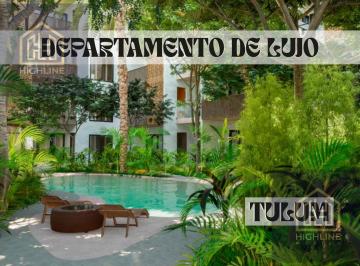 Departamento · 91m² · 2 Recámaras · 1 Estacionamiento · Departamento de Lujo Tulum | 2 Recamaras | Plunge Pool | Terraza