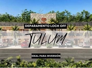 Departamento · 60m² · 2 Recámaras · Departamento Lock Off | Tulum | Ideal Para Inversión | Amenidades de Lujo