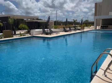 Departamento · 87m² · 2 Recámaras · 1 Estacionamiento · Departamento en Cancún de 2 Recámaras con Alberca a Estrenar