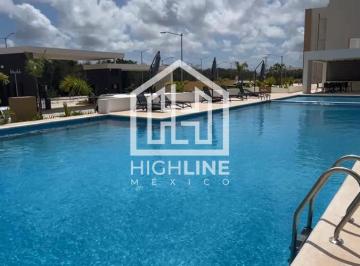 Departamento · 87m² · 2 Recámaras · 1 Estacionamiento · Departamento en Cancún de 2 Recámaras con Alberca a Estrenar