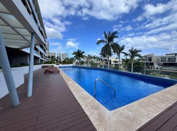 Departamento de 2 habitaciones, Benito Juárez · Allure, Puerto Cancún, Amueblado,160 m², Dos Recámaras Cada Una con Vestidor y Baño