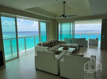 Departamento · 325m² · 4 Recámaras · 2 Estacionamientos · Departamento en Portofino, Zona Hotelera, Cancun Mexico
